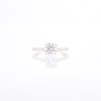 Lot 161 - Silver and Diamond Ring