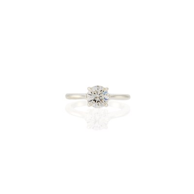 Lot 1111 - Silver and Diamond Ring