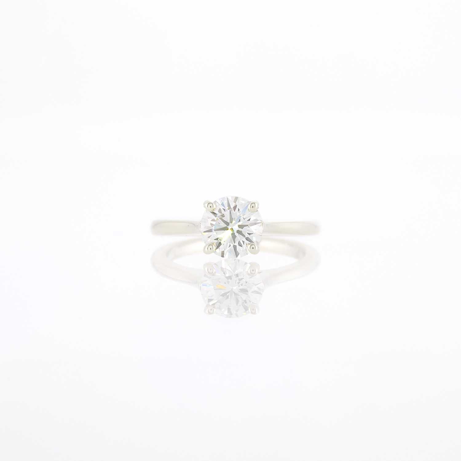 Lot 170 - Silver and Diamond Ring
