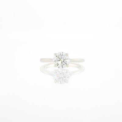 Lot 170 - Silver and Diamond Ring