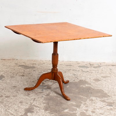 Lot 337 - Burlwood Tilt-Top Table