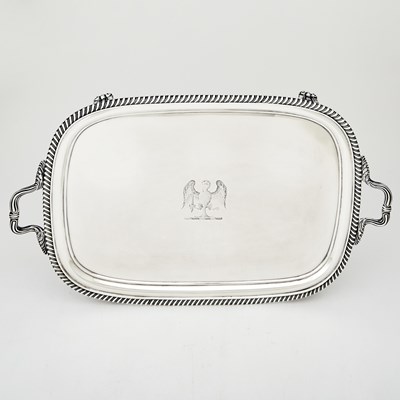 Lot 338 - George III Sterling Silver Two Handled Tray