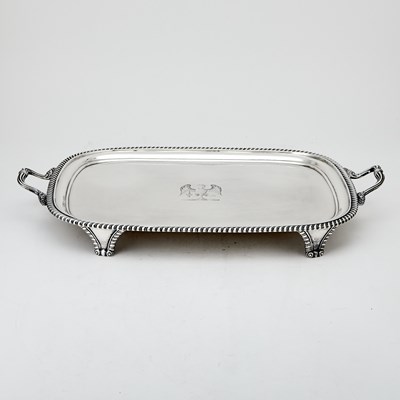 Lot 338 - George III Sterling Silver Two Handled Tray