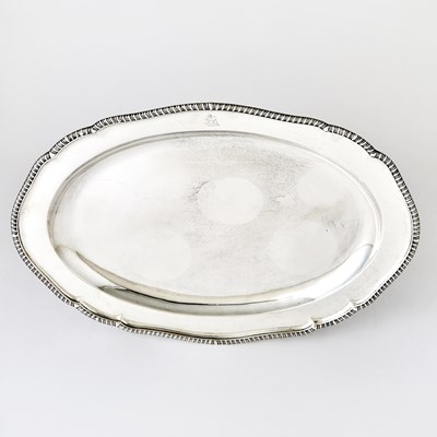 Lot 343 - Irish George III Sterling Silver Platter