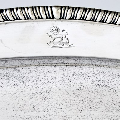 Lot 343 - Irish George III Sterling Silver Platter