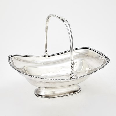 Lot 337 - George III Sterling Silver Cake Basket