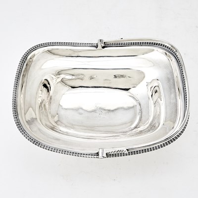 Lot 337 - George III Sterling Silver Cake Basket