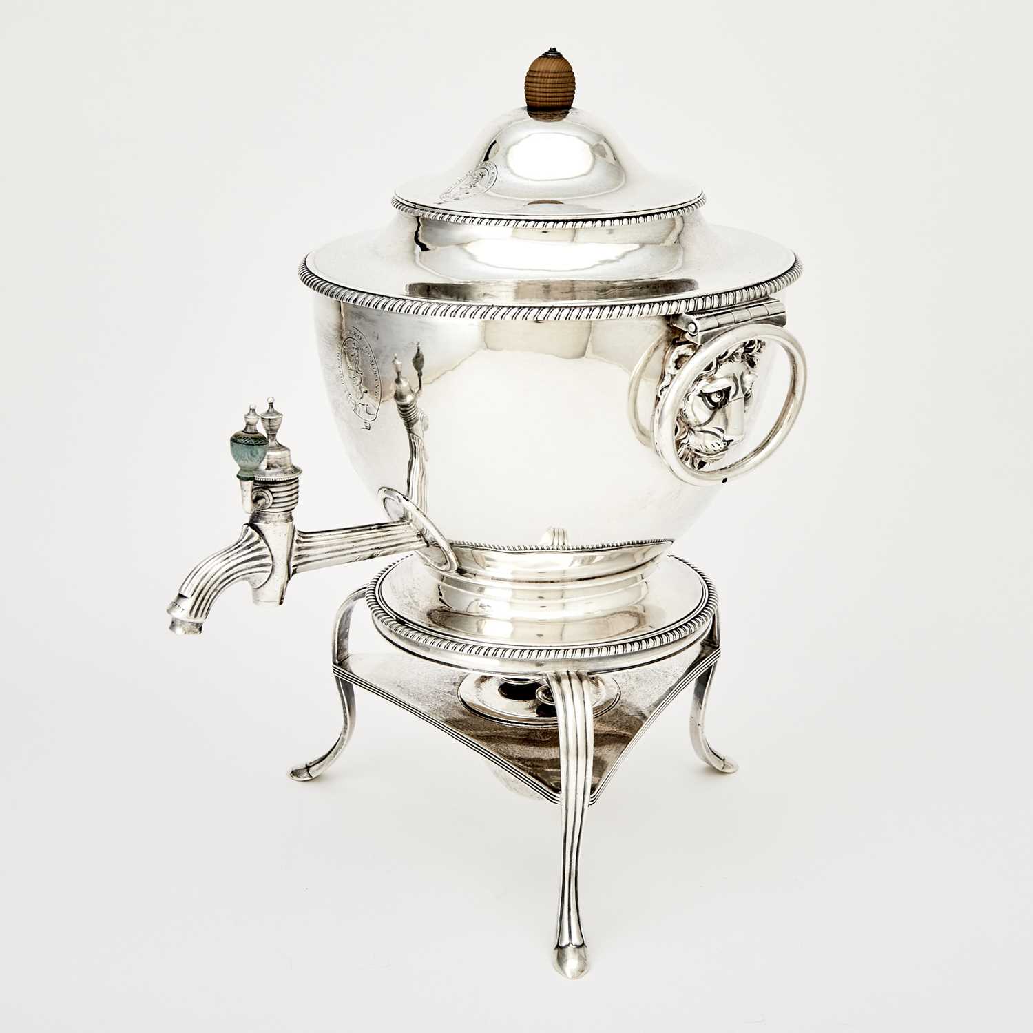 Lot 333 - George III Sterling Silver Hot Water Urn