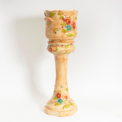 Lot 19 - Ceramic Planter on Matching Stand