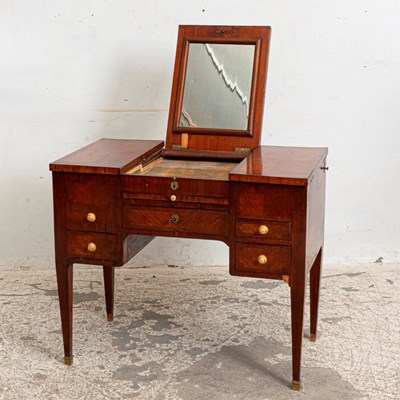 Lot 185 - French Mahogany Dressing Table