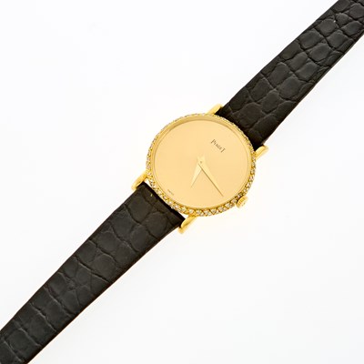 Lot 172 - Piaget Lady's Gold and Diamond Wristwatch