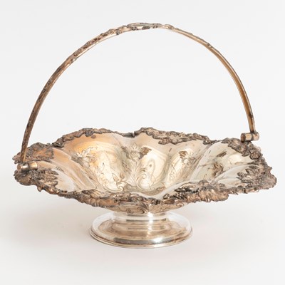 Lot 384 - Silverplate Decorative Fruit Basket