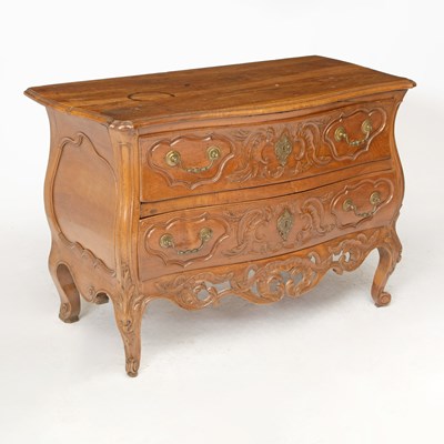 Lot 393 - Louis XV Provincial Walnut Commode