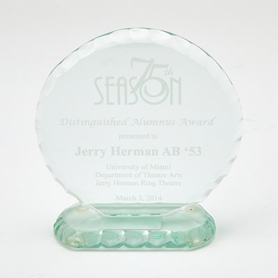 Lot 219 - Group of awards presented to Jerry Herman