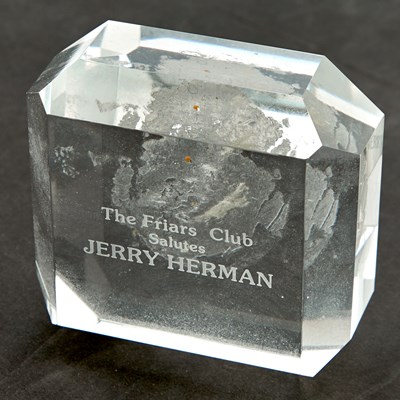 Lot 226 - Group of awards presented to Jerry Herman