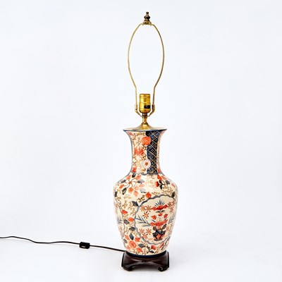 Lot 236 - Imari Decorated Ceramic Lamp