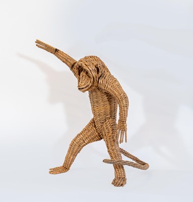 Lot 3 - Group of Wicker Animals
