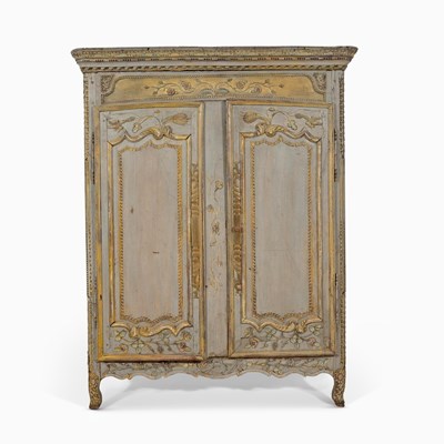 Lot 169 - Louis XV/XVI Transitional Painted Cupboard