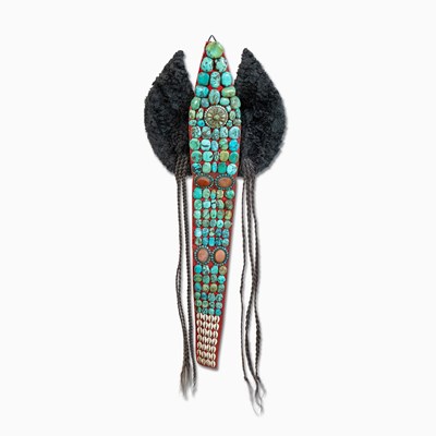 Lot 95 - Tibetan Ladakh Ritual Perak Headdress