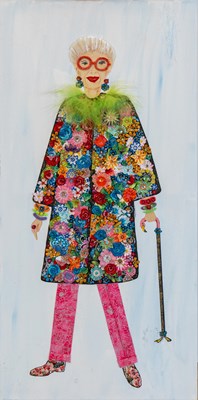 Lot 400 - Portrait of Iris Apfel