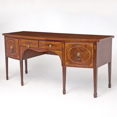 Lot 278 - George III Inlaid Mahogany Sideboard