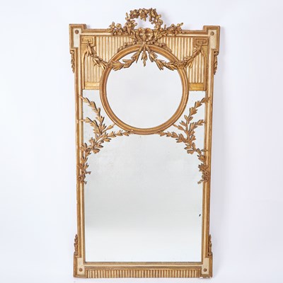 Lot 466 - Louis XVI Style Giltwood Mirror