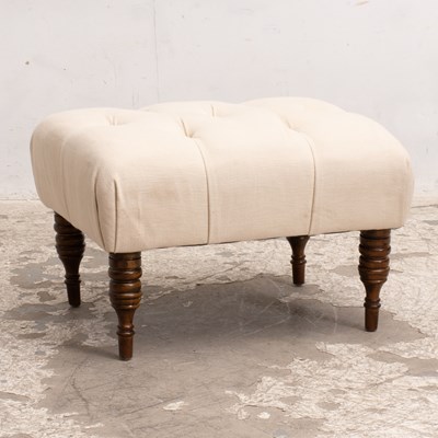 Lot 358 - Cream Upholstered Ottoman