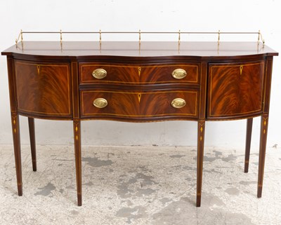 Lot 96 - Federal Style Inlaid Mahogany Sideboard