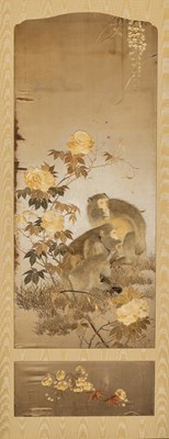 Lot 92 - Pair of Chinese Silk Panels