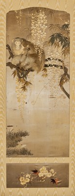Lot 92 - Pair of Chinese Silk Panels