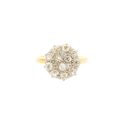 Lot 1132 - Gold, Platinum and Diamond Ring