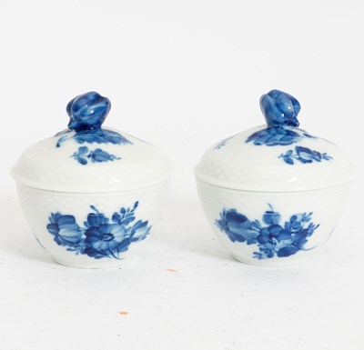 Lot 38 - Pair of Royal Copenhagen Porcelain Sugar Bowls