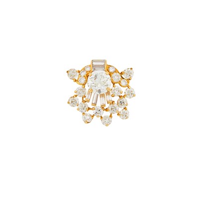 Lot 182 - Antique Gold and Diamond Clip