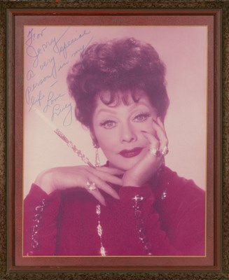 Lot 213 - Inscribed from Lucille Ball to Jerry Herman