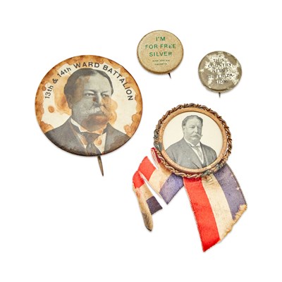 Lot 1050 - Political Collectibles Lot of Four Buttons