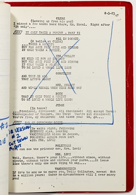 Lot 233 - A stack of scripts for Jerry Herman's best-loved musicals