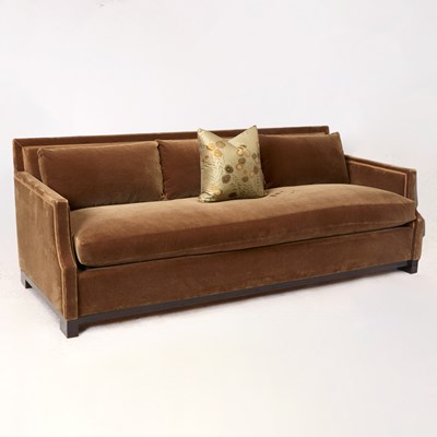 Lot 327 - Upholstered Single Cushion Sofa