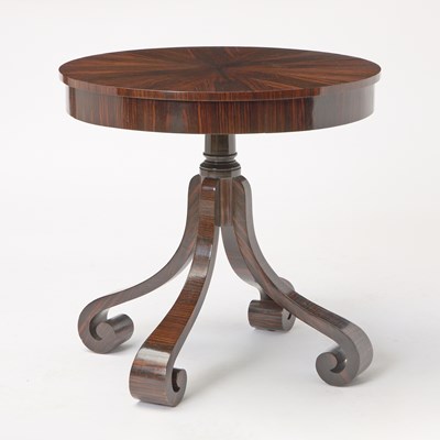 Lot 304 - Art Deco Rosewood Round Side Table