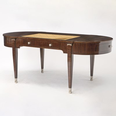 Lot 309 - Lucien Rollin Art Deco Style Mahogany “Elysee” Desk