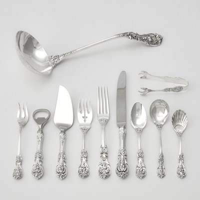 Lot 73 - Reed & Barton Sterling Silver 'Francis I' Pattern Flatware Service