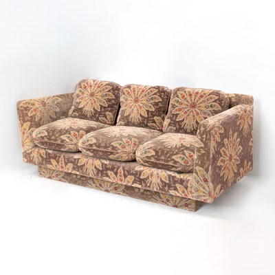 Lot 353 - Floral Upholstered Sofa