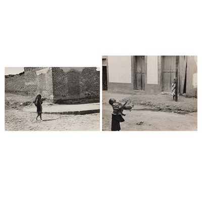 Lot 213 - Helen Levitt, two photographs of Mexican children, 1941