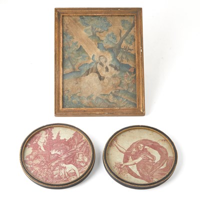 Lot 404 - Group of Three Framed Textiles