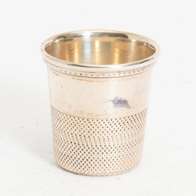 Lot 144 - Sterling Thimble