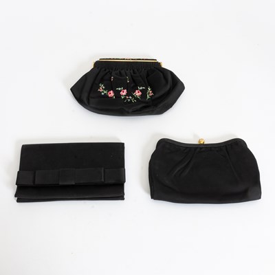 Lot 158 - Three Black Clutches