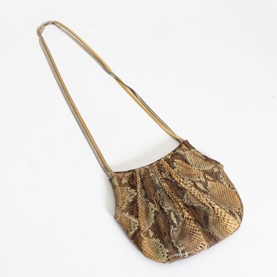 Lot 160 - Judith Leiber Snakeskin Bag