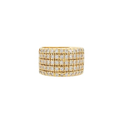 Lot 1027 - Hammerman Brothers Gold and Diamond Ring