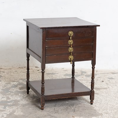 Lot 330 - Four Drawer Cabinet on Legs