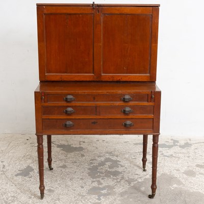 Lot 94 - Stained Pine Secretary