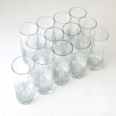 Lot 422 - 13 Highball Glasses by Block